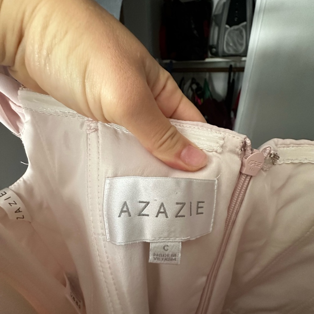 Azazie Blush Pink Gown